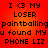 Red and orange gradient background with black pixelated text arranged in a pattern