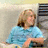 A 4-frame animated contact sheet showing a pixelated image of a person in a blue shirt on the left with text phrases arranged around it on a bright cyan background.