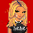 Pixel art buddy icon featuring a blonde cartoon character with blue hair clip, wearing black shirt and pearl necklace on red background with stars and confetti, text "I Love Matt" and date "10.14.05".