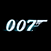 Animated text elements display '007', 'NOV 17', and 'CASINO ROYALE' in metallic blue with motion blur effects on a black background.