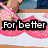 Four distinct pixelated display text and heart symbols on varied backgrounds