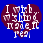 Two side-by-side heart-shaped icons with maroon fill and white text on blue background, showing animation difference in letter clarity.