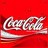 A static image of the Coca-Cola logo with a red background and white script text.