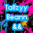 Pixelated digital artwork with vibrant pink, blue, green, and black background featuring text elements and symbols.