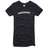 Static pixelated icon of a dark-colored T-shirt with short sleeves and a rounded neckline on white background.