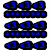 pixelated icons featuring three <3 symbols above a of plus signs, each icon in distinct colors including blue, yellow, green, cyan, purple, and red