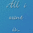 Pixelated blue background with white text and shapes forming 'All i' on left, scattered white fragments on right.