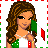 Animated contact sheet of a pixel-art woman in Italian flag–patterned outfit performing walking motion, with repeated "LIGA ITALIANA" logo elements at bottom right.