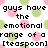 Pixelated text on a white background with scattered pink and green circular shapes.