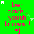 Green background with repeated pink text 'ben davis, youuh knowww ! =]' and scattered white stars.