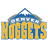 Pixelated graphic with yellow text 'HUGGETS' under a blue arch structure on white background.