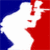 A split-screen graphic with a white silhouette of a baseball player on red and blue background, next to blue text reading "A WAY OF LIFE" on black.