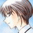 A 48x48 pixel buddy icon featuring a side-profile anime character with brown hair against a light blue background, paired with text reading "Anime IM" and "COM" on a black panel.