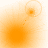 Four orange-toned show a circular shape moving along dotted lines with varying positions and connections