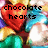Pixelated heart-shaped candies with text overlays on a colorful background.
