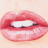 A 2x2 contact sheet of three animated frames showing close-up lips with red text labels, arranged top-left to bottom-right on a gray background.