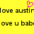 Yellow background with black pixelated text and a pink heart symbol above the text.