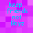 Pixelated text 'keep friends not Boyz' on a purple and pink checkered background with cyan lettering.