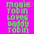 Green pixelated text on bright pink background with a small red heart symbol above the 'e' in 'movie' on the left side.
