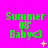 Green text on bright pink background with animated yellow sparkles and dots appearing in different positions across frames.