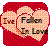 Static pixel art icon featuring three overlapping hearts with text, set against a red background.