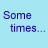 Pixelated cartoon character lies in bed , with changing thought bubbles and a question mark above the head