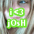 A static image of a person with long light brown hair, featuring pixelated text overlays in green, purple, and pink on the left side.