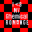 Red and black pixelated background with white text reading "I <3 MY Chemical Romance" in four identical sections.