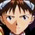 Anime-style character with brown hair and a white headband, wearing dark clothing against a purple background.