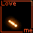 Animated contact sheet showing 7 sequential frames of a glowing neon heart forming from scattered light into a solid shape against black background with "Love Me" text borders.