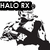Black-and-white pixelated animation of a character with short hair and a sleeveless top, displaying sequential text overlays.
