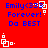 Red background with blue text "Emily<333 Forever! Do BEST" and white pixelated square patterns in corners.