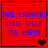 Red background with blue text reading "THE MONKEY DID THIS TO ME!!!" and heart symbols changing across four