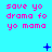 Pixelated cyan background with repeated pink text 'save yo drama fo yo mama' and scattered blue star-like symbols.