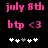 Pixelated pink text and symbols on black background with two of white and gray plus signs changing position between frames