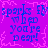 A static image with a purple background and pink pixelated patterns, displaying blue text that reads "sparks fly when you're near!" in a repeated