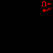 Red pixelated symbol on black background with no visible motion or text elements.