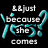 Animated text-based image with cyan question marks and white text on black background, transitioning to a person in dark clothing lying down.