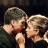 repeated images showing two people kissing, with text above each pair reading "I'LL BE THERE FOR YOU" and below each pair displaying changing punctuation