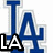 Blue and white 'LA' logo with black text overlays reading 'LA', 'For', and 'Life' in different positions across the image.