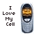 Pixelated phone icon with a smiling face, showing text and crossed-out versions across frames
