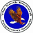 Circular icon with blue center and pixelated border showing two figures in warm tones against white cloud shapes.