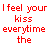Red text on white background with a small angel image at bottom left, featuring phrases about wind, sun, and love.