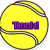 Pixelated icon features tennis ball with 'Tennis' text, purple starry background, monkey holding banana with 'LOVE MONKEYS' text.