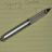 Animated sequence showing a pen on lined paper with text about mistakes not being erased, transitioning from solid to faded states.