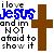 Pixelated text states 'i love Jesus and im NOT afraid to show it' next to a brown cross on a white background.