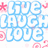A pixelated static icon with blue Chinese characters on a white background, surrounded by pink floral and star motifs.
