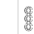 Four vertical stacks of circular pixelated icons with concentric rings, some showing partial or full rings, on a white background with gray lines.
