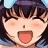 A pixelated anime-style character face with open mouth and blush cheeks on the left, next to a black background with white text "Anime IM" and "COM" on the right.