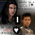 Two side-by-side show a woman with long dark hair and a boy in a gray shirt; the left has a white vertical bar and heart symbol, the right displays text reading "My Wolf and Shark"